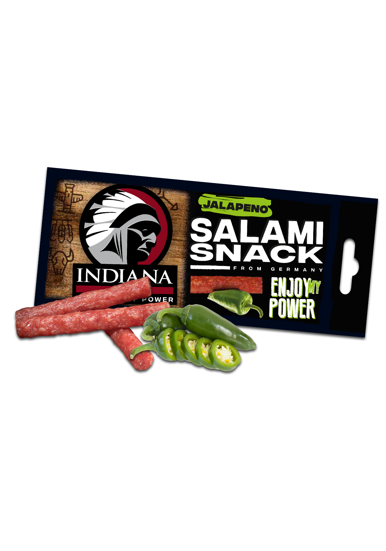 Salami Snack Jalapeno 10 szt. 180g