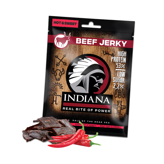 Beef Jerky - Suszona wołowina Hot & Sweet 25g