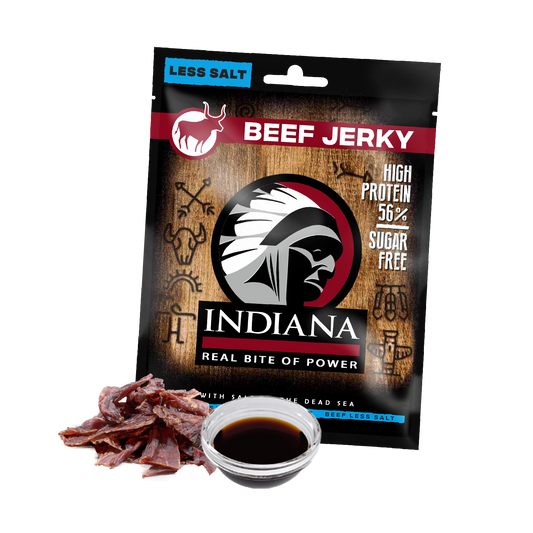 Beef Jerky - Suszona wołowina Less Salt 25g